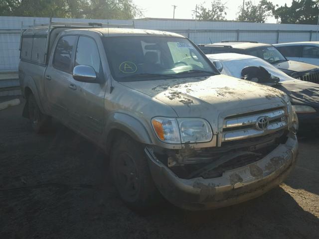 5TBET34126S543575 - 2006 TOYOTA TUNDRA DOU BEIGE photo 1