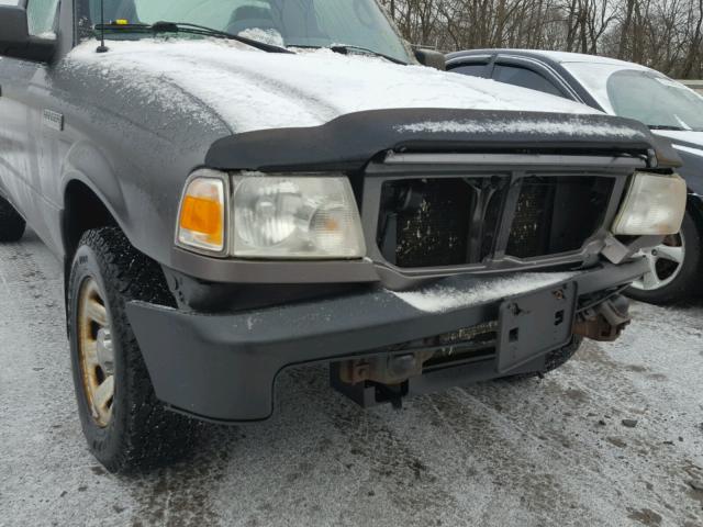 1FTYR10D67PA52610 - 2007 FORD RANGER GRAY photo 9