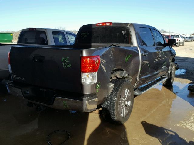 5TFEM5F10BX036000 - 2011 TOYOTA TUNDRA CRE CHARCOAL photo 4