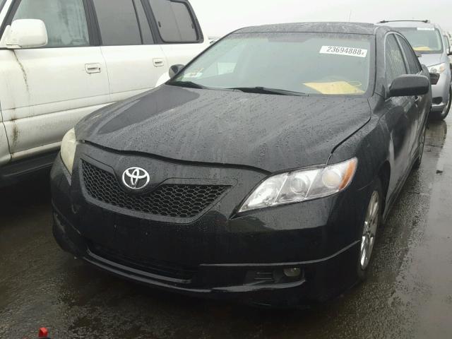 4T1BE46K67U037255 - 2007 TOYOTA CAMRY NEW BLACK photo 2