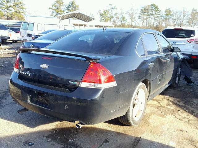 2G1WC5E35D1195355 - 2013 CHEVROLET IMPALA LTZ BLACK photo 4