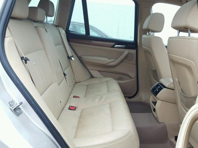 5UXWX9C5XD0A24041 - 2013 BMW X3 XDRIVE2 WHITE photo 6