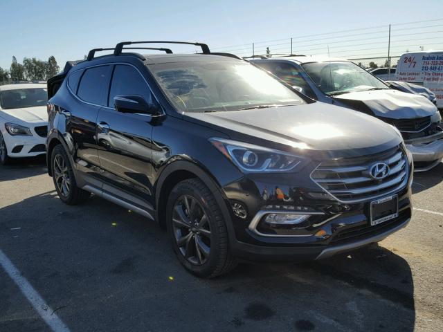 5XYZW4LA5HG447107 - 2017 HYUNDAI SANTA FE S BLACK photo 1