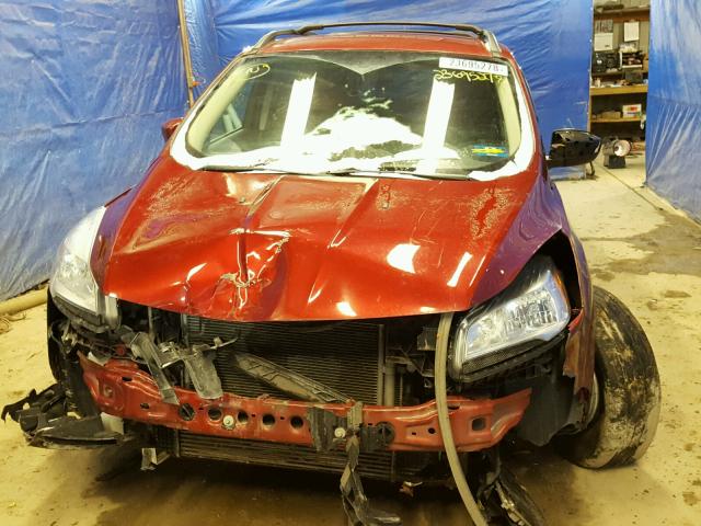 1FMCU9GX0DUC53127 - 2013 FORD ESCAPE SE RED photo 9