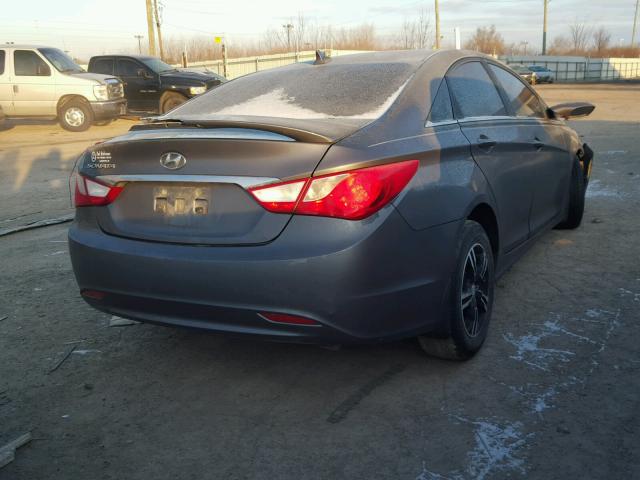 5NPEB4AC3BH146737 - 2011 HYUNDAI SONATA GLS GRAY photo 4