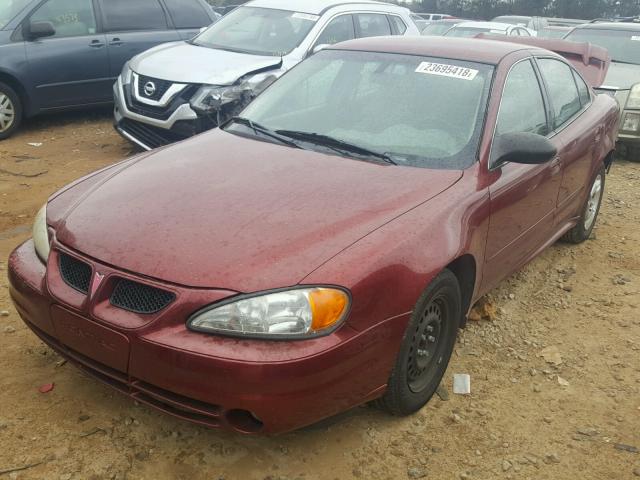 1G2NE52F53C210543 - 2003 PONTIAC GRAND AM S BURGUNDY photo 2