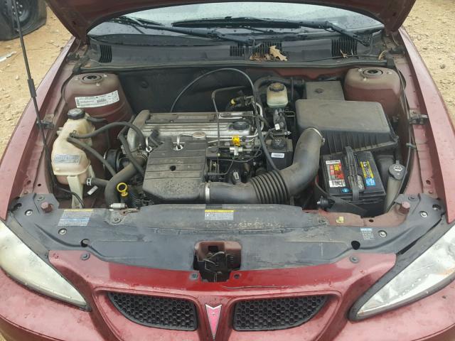 1G2NE52F53C210543 - 2003 PONTIAC GRAND AM S BURGUNDY photo 7