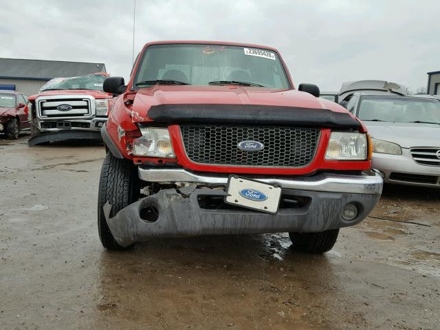 1FTZR45E53PA38666 - 2003 FORD RANGER SUP RED photo 9