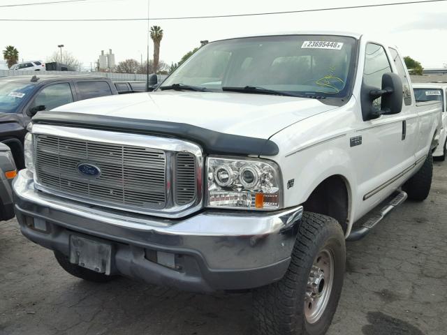 1FTNX20S2XEB96762 - 1999 FORD F250 SUPER WHITE photo 2