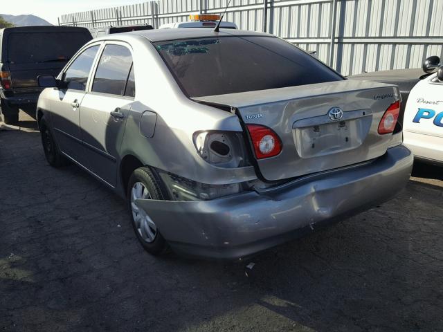 JTDBR32E742019003 - 2004 TOYOTA COROLLA CE SILVER photo 3