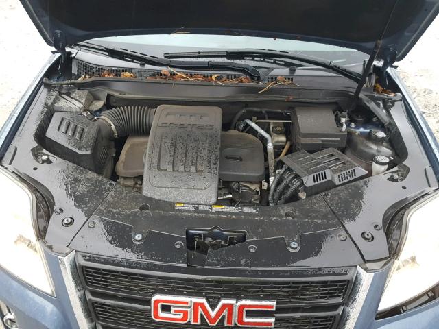 2CTALMEC2B6381998 - 2011 GMC TERRAIN SL BLUE photo 7