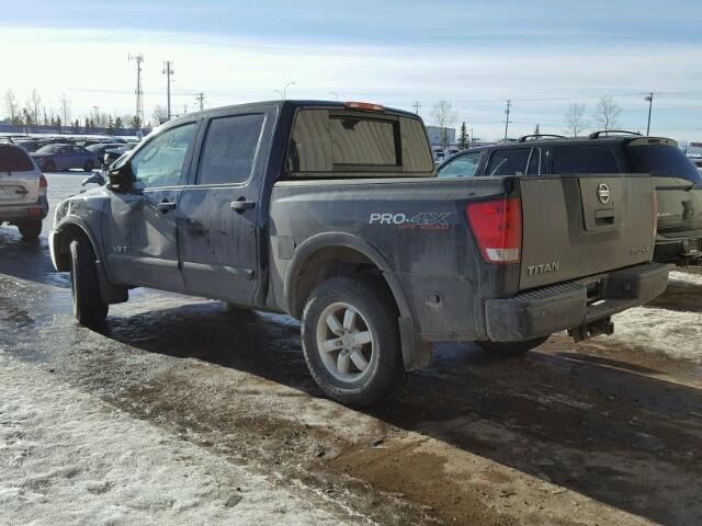 1N6AA0EC7BN308581 - 2011 NISSAN TITAN S BLACK photo 3