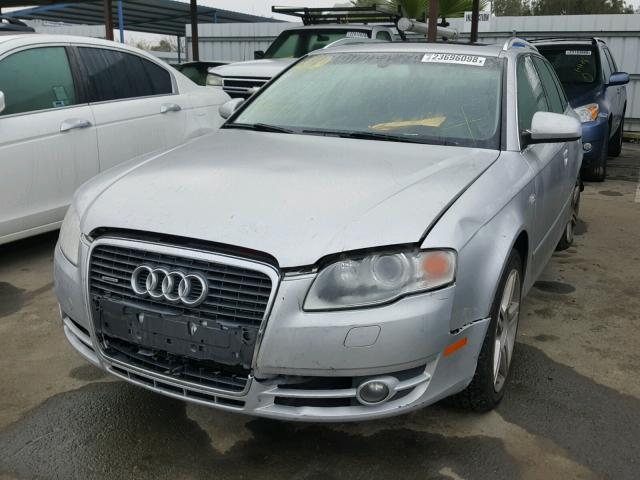 WAUKF78E97A281393 - 2007 AUDI A4 2.0T AV SILVER photo 2