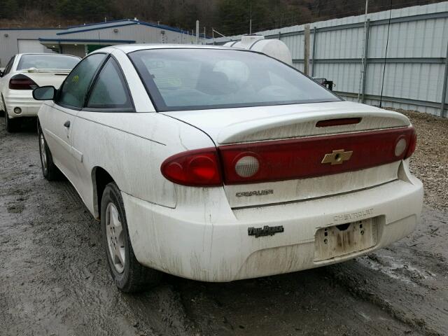 1G1JC12F557126980 - 2005 CHEVROLET CAVALIER WHITE photo 3