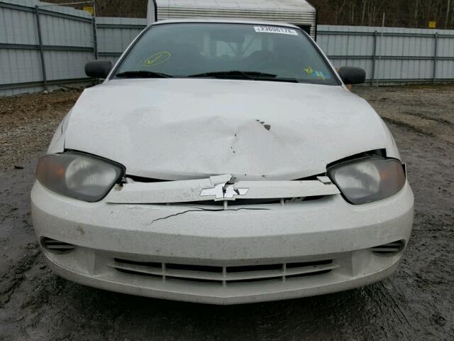 1G1JC12F557126980 - 2005 CHEVROLET CAVALIER WHITE photo 9