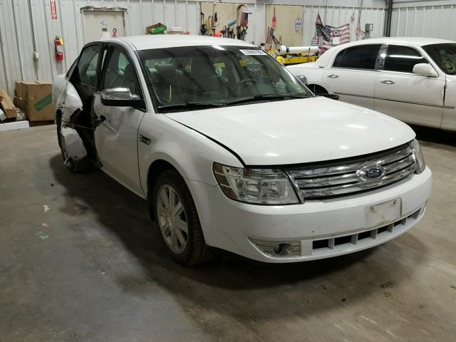 1FAHP25W98G145828 - 2008 FORD TAURUS LIM WHITE photo 1