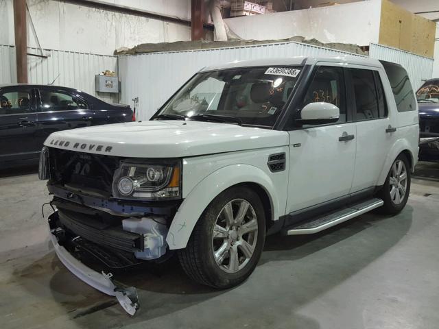 SALAG2V64GA805344 - 2016 LAND ROVER LR4 HSE WHITE photo 2