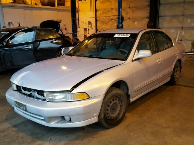 4A3AA46G9XE150762 - 1999 MITSUBISHI GALANT ES SILVER photo 2