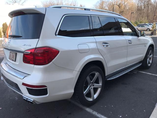 4JGDF7EE5DA265408 - 2013 MERCEDES-BENZ GL 63 AMG WHITE photo 4