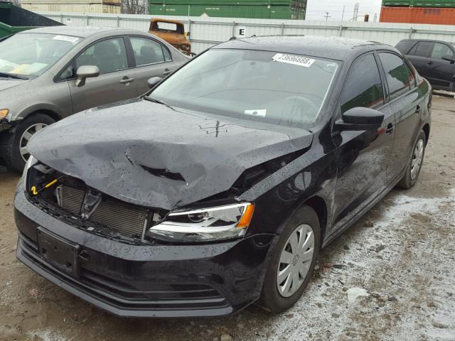 3VW1K7AJ3FM349431 - 2015 VOLKSWAGEN JETTA BASE 黑色 照片 2