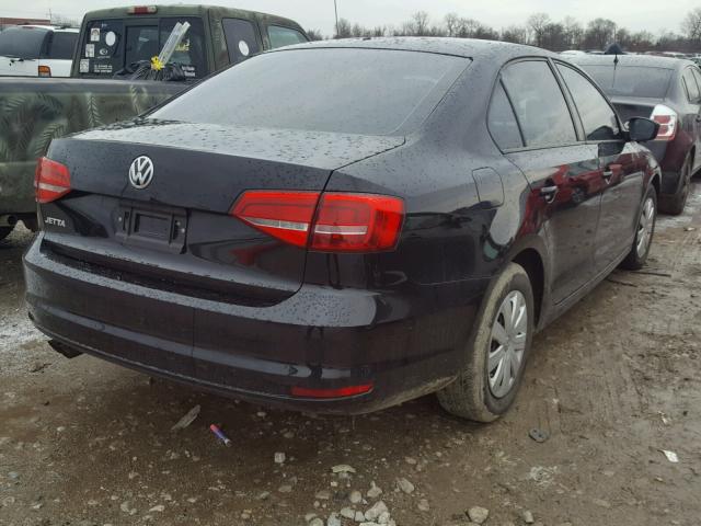 3VW1K7AJ3FM349431 - 2015 VOLKSWAGEN JETTA BASE 黑色 照片 4