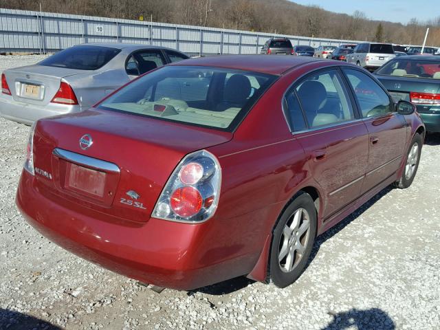 1N4AL11D45N421951 - 2005 NISSAN ALTIMA S RED photo 4