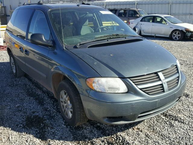 1D8GP45RX6B554380 - 2006 DODGE CARAVAN SX BLUE photo 1