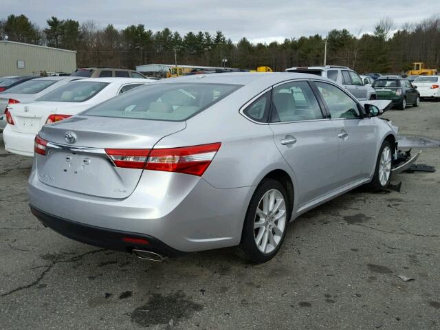 4T1BK1EB6DU016569 - 2013 TOYOTA AVALON BAS SILVER photo 4