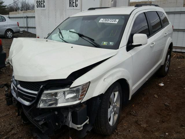 3C4PDDBGXCT232228 - 2012 DODGE JOURNEY SX WHITE photo 2