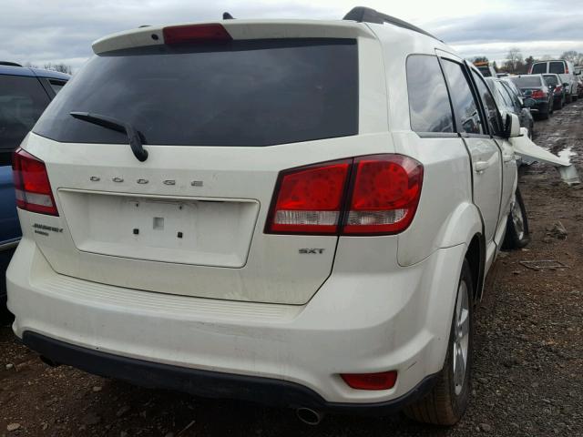 3C4PDDBGXCT232228 - 2012 DODGE JOURNEY SX WHITE photo 4