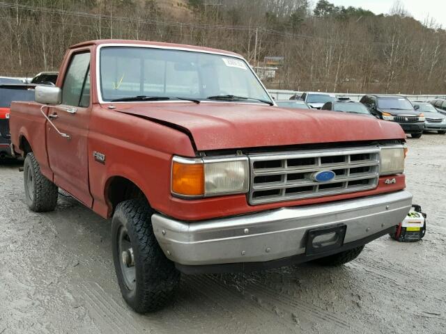 1FTEF14Y2JNB42218 - 1988 FORD F150 RED photo 1