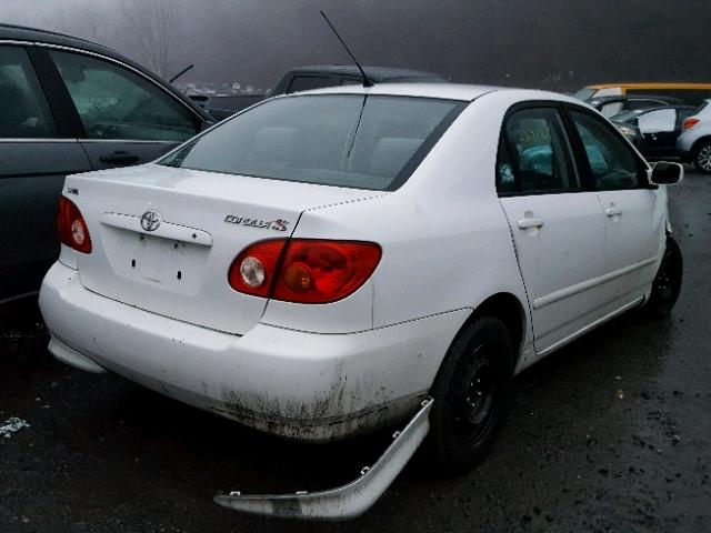 1NXBR32E83Z106911 - 2003 TOYOTA COROLLA CE WHITE photo 4