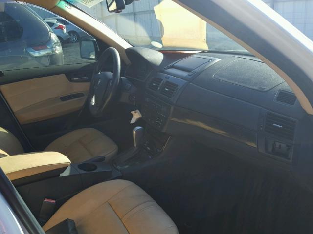 WBXPC93447WF19350 - 2007 BMW X3 3.0SI WHITE photo 5