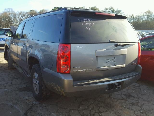 1GKFC16028R132297 - 2008 GMC YUKON XL C GRAY photo 3