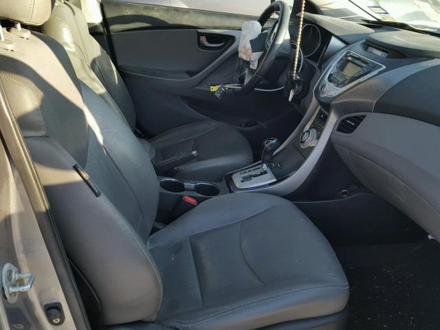 KMHDH4AE7CU400559 - 2012 HYUNDAI ELANTRA GL GRAY photo 5