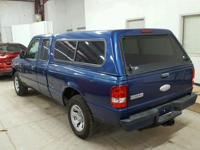 1FTYR14D99PA30615 - 2009 FORD RANGER SUP BLUE photo 3