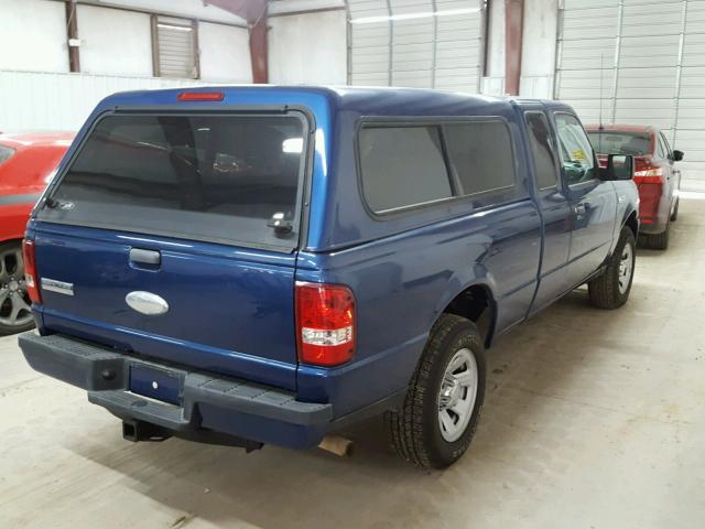 1FTYR14D99PA30615 - 2009 FORD RANGER SUP BLUE photo 4