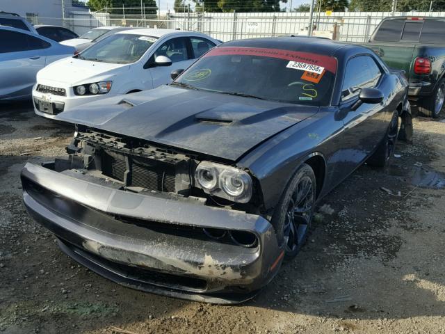 2C3CDZBT4HH600027 - 2017 DODGE CHALLENGER CHARCOAL photo 2