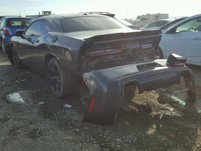 2C3CDZBT4HH600027 - 2017 DODGE CHALLENGER CHARCOAL photo 3