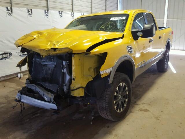 1N6BA1F45GN501479 - 2016 NISSAN TITAN XD S YELLOW photo 2