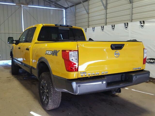 1N6BA1F45GN501479 - 2016 NISSAN TITAN XD S YELLOW photo 3