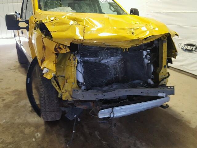 1N6BA1F45GN501479 - 2016 NISSAN TITAN XD S YELLOW photo 9