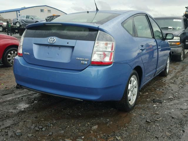 JTDKB20U957020716 - 2005 TOYOTA PRIUS BLUE photo 4