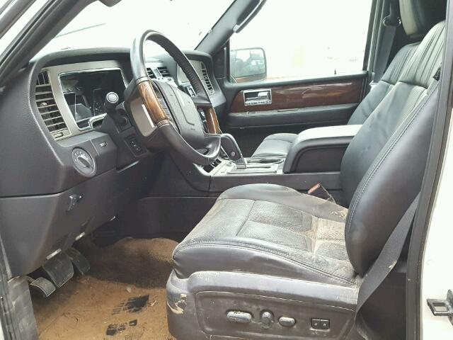 5LDJJ3H50EEL05889 - 2014 LINCOLN NAVIGATOR 白色 照片 5