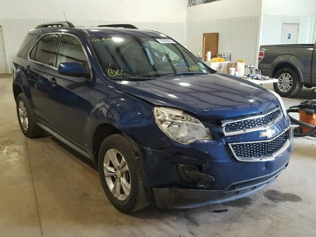 2CNALDEW4A6205325 - 2010 CHEVROLET EQUINOX LT BLUE photo 1