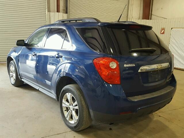 2CNALDEW4A6205325 - 2010 CHEVROLET EQUINOX LT BLUE photo 3