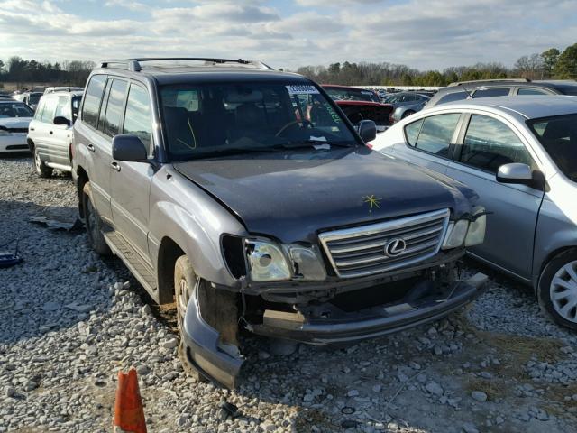 JTJHT00W453555373 - 2005 LEXUS LX 470 CHARCOAL photo 1