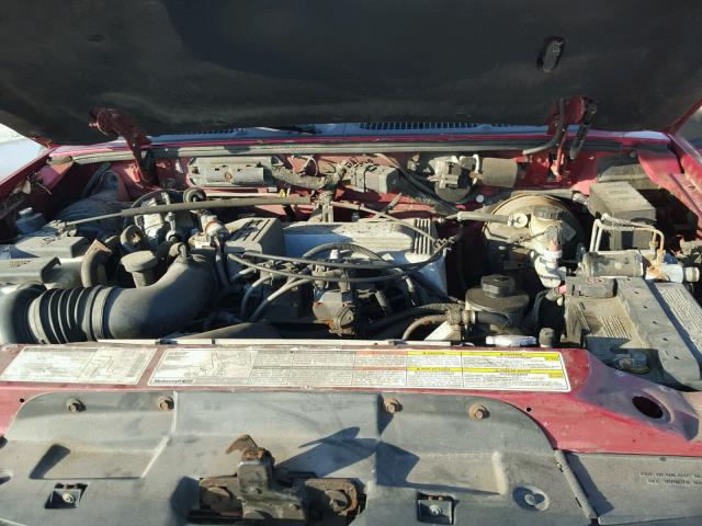 1FMDU35P6TZA92577 - 1996 FORD EXPLORER RED photo 7