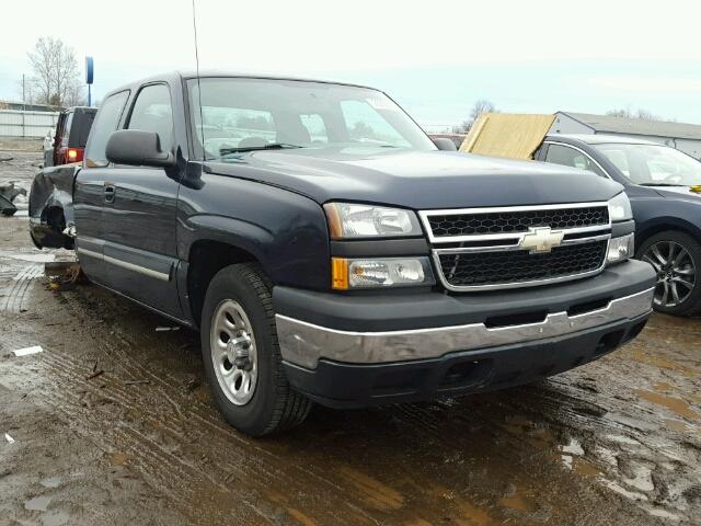 1GCEC19X96Z277804 - 2006 CHEVROLET SILVERADO BLUE photo 1