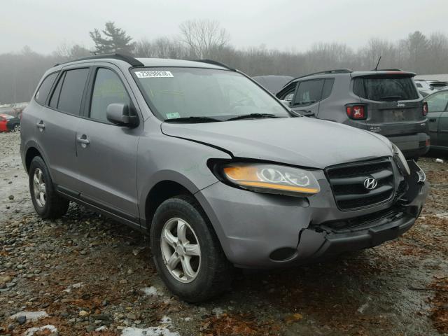 5NMSG73D38H161806 - 2008 HYUNDAI SANTA FE G GRAY photo 1